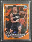 JEREMIAH FEARS 2025 BOWMAN CHROME SAPPHIRE #BCV-7 ROOKIE ORANGE REFRACTOR 12/25