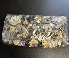 Mixed Lot of Clothing Buttons Vintage to Modern Mixed Great For Revamping Items