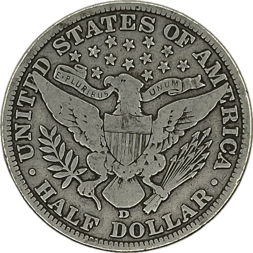 1908-D Barber Half in a SAFLIP® - Fine