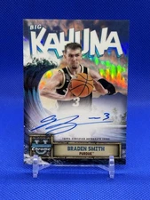 Braden Smith 2024-25 Bowman U Chrome, BKA-BS, Big Kahuna Autograph Perdue