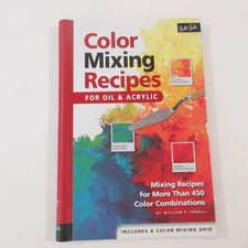 Color Mixing Recipes Oil and Acrylic Paint Painting Combo Guide Color Theory