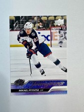 Upper Deck 2023-24 Series 2 Young Guns Mikael Pyyhtia #477 Blue Jackets NHL