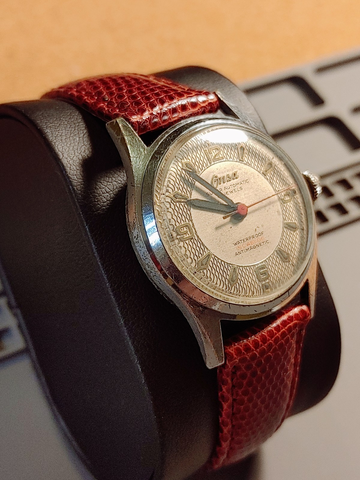 Onsa Super Automatic With Beautiful Silver Fishsc… - image 4