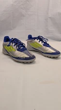 Adidas F50 League Messi TF Mens Turf Soccer Shoes Silver Blue Size 8