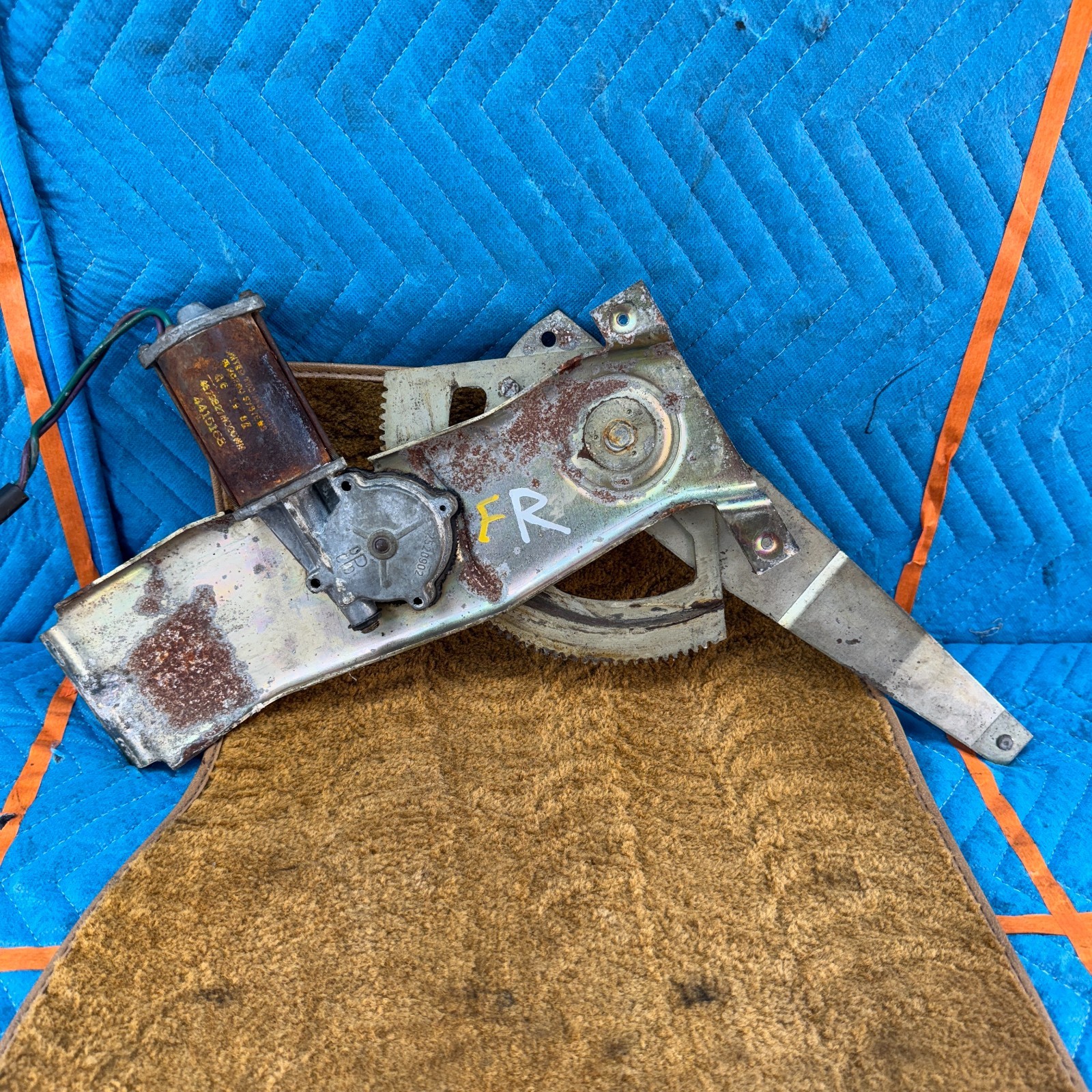 1989–1991 Chrysler TC Maserati 46K Front Right Power Window Regulator OEM