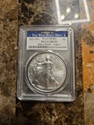 2021-W FIRST STRIKE PCGS MS70 SILVER EAGLE T-1 The West Point Mint