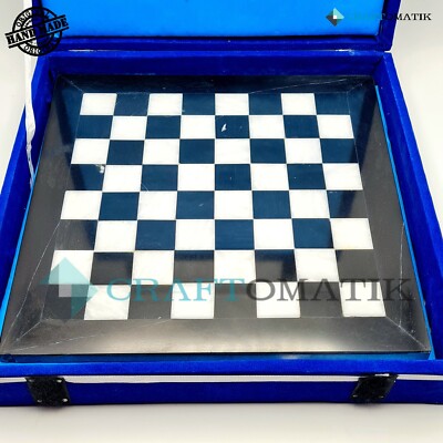 Royal Schach Geschenkset | Marmorstein 5kg Chess | Handgefertigt Schachbox |CB02