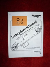 Crosman 788 Two 2 Seal Kits  Factory Service Manual  Expl. View  Parts List