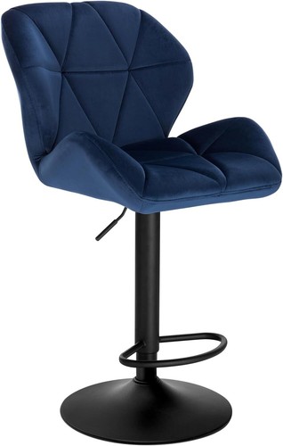 WOLTU Bar Stool Chair Dining Kitchen Counter velvet Stool Swivel Gas Lift - Picture 21 of 22