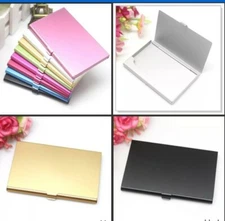 Metal Wallet Case - Business ID Credit Card Holder - Pocket Box
