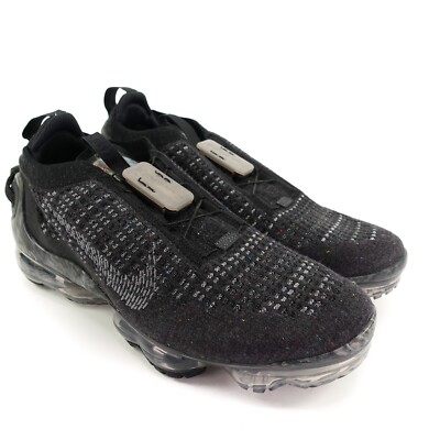 Nike Air VaporMax 2020 Flyknit Black Dark Grey Running Shoes CJ6740-002 Mens 8 Nike Air VaporMax 2020 Flyknit Black Dark Grey Running Shoes  main image 3