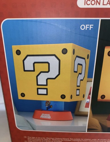 super mario Fragezeichen Symbol Lampe Paladone. Neu! Minty Fresh!! Süß!! - Bild 5 von 6