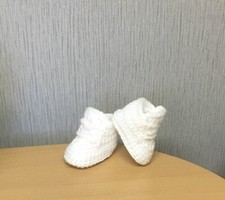 Crochet Newborn Baby First Shoes Booties Boots Slippers Trainers