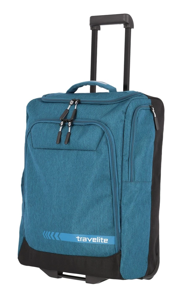 travelite Kick Off Wheeled Duffle S Reisetasche Trolley Petrol petrol - Bild 2 von 4