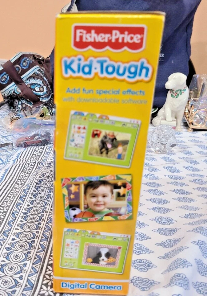 Cámara digital Fisher Price Kid Tough V2757 See Yourself BLANCA SELLADA NUEVA EN CAJA Foto 4 de 4