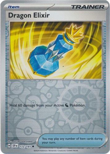 Pokemon Dragon Elixir 172/191 Regular Uncommon Surging Sparks Trainer NM MLC | eBay Pokemon Dragon Elixir 172/191 Regular Uncommon Surging Sparks Trainer NM MLC | eBay