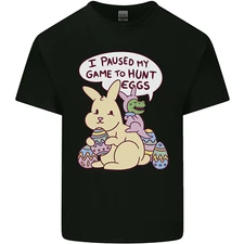 T-Rex Egg Hunt Mens Cotton T-Shirt Tee Top