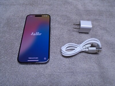 Apple iPhone 15 Pro, 256gb,  Blue Titanium, Carrier Unlocked, Excellent!!