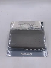 Recoton SVS1000 4 Port Stereo A/V Selector Switch New Open Item