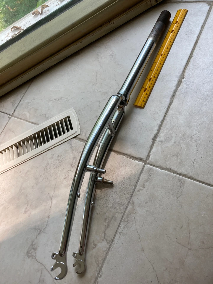 Easy Racers recumbent bike fork 1 & 1/8" diameter threaded 10 & 7/8" long NEW - Image 3 of 4