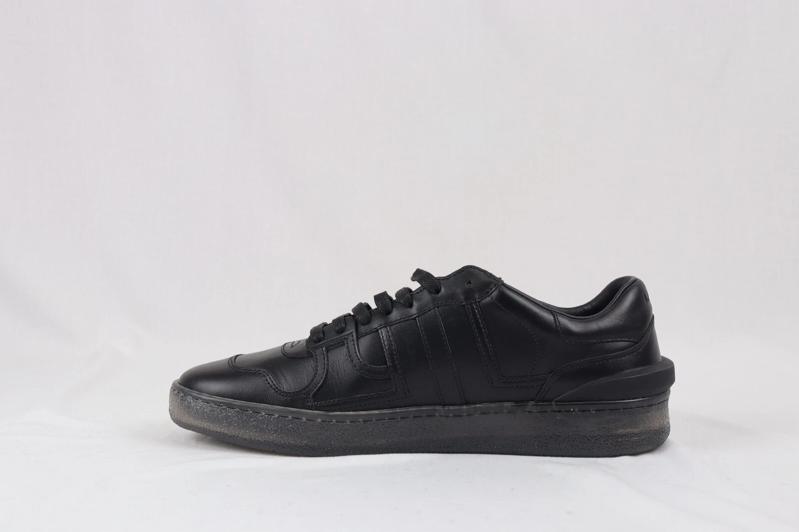 Lanvin — Lanvin , Clay Low Top Sneakers in Noir/Black/Nero , BNWB 42