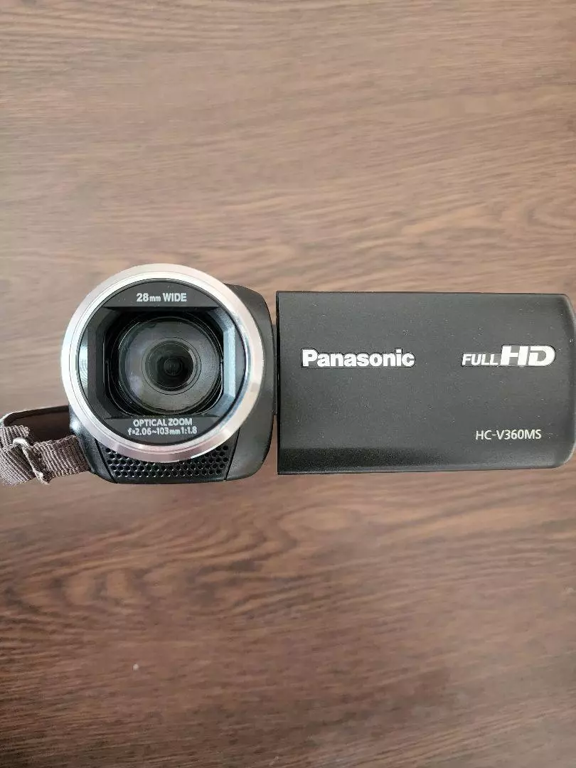 Panasonic HD Camcorder V360MS 16GB 90x Zoom 2.2MP Black HC-V360MS