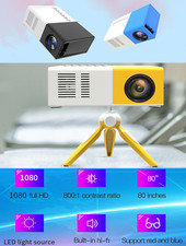 LED HDMI Projector Home Beamer 480x272 Pixel Supporting 1080P Media Video Player