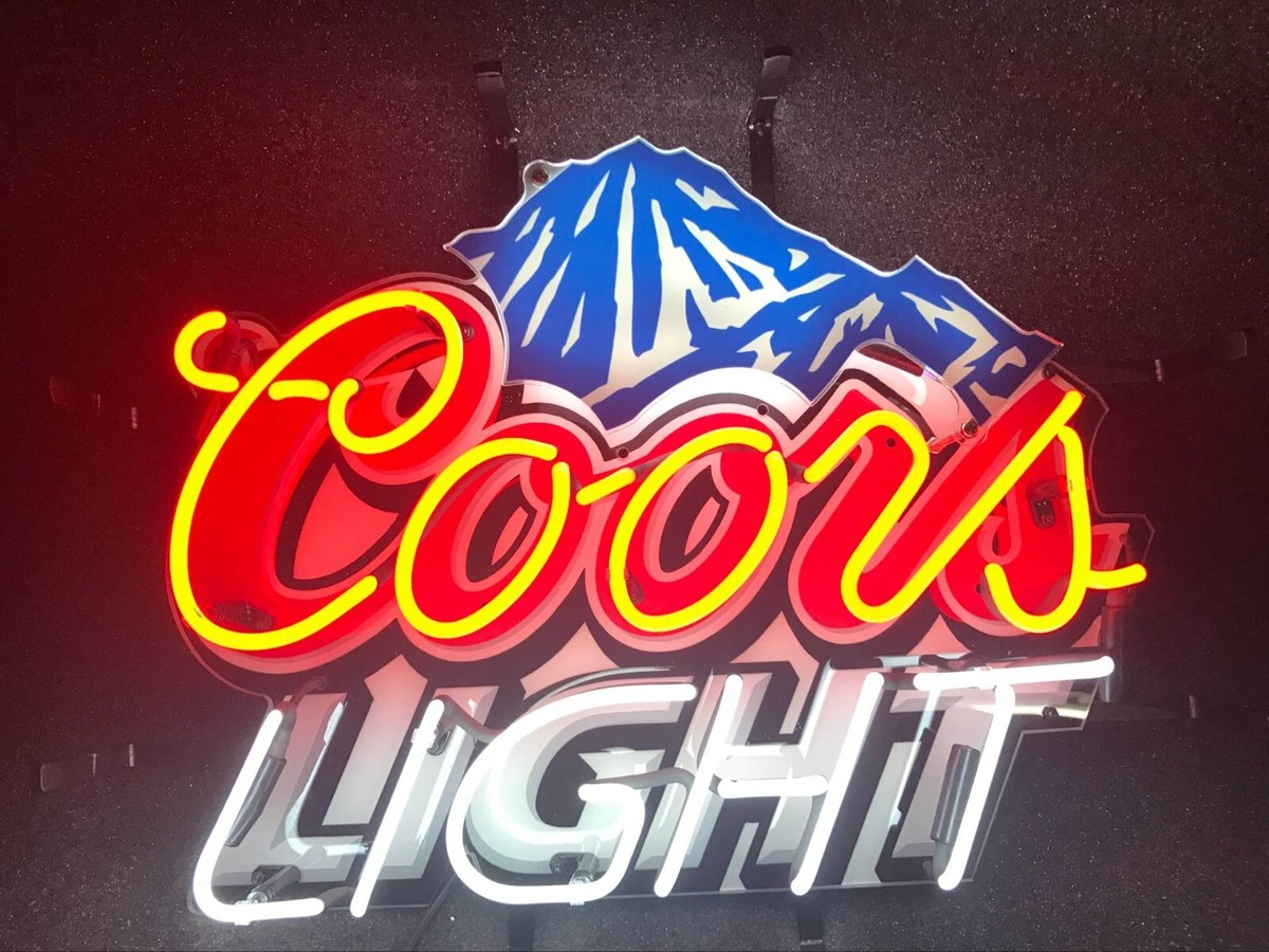ネオン管 クアーズ ZIMA ライト バー ビール COORS ディスプレイ Coors Light Mountain Beer Bar 20