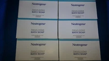 Lot of 6 Brand New NEUTROGENA French Milled BATH .8oz Soap Boxed Fresh