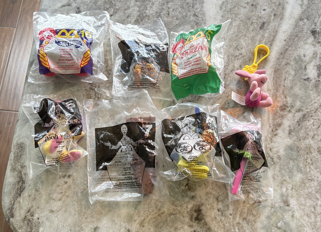 Vintage McDonald's Happy Meal Toys Mixed Lot of 1990-2005 Toys