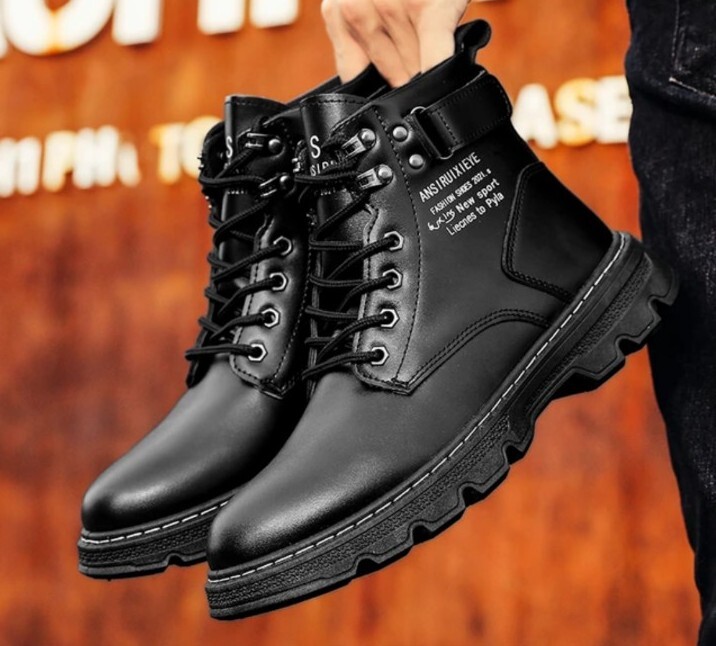 Hiking Boot Leather Boots Mens Snow Boots 2021 Men's High-top