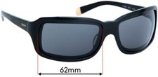 SFx Replacement Sunglass Lenses Fits Dkny Dy4002 - 62mm Wide