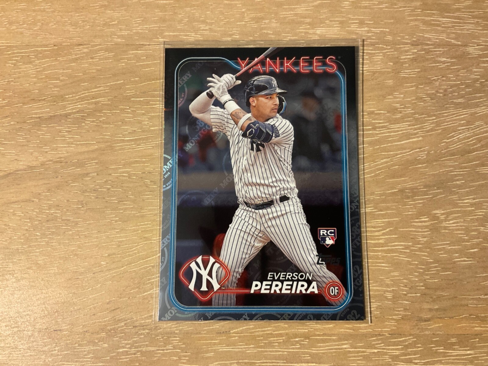 2024 Topps 582 Montgomery Club Exclusive Foil Everson Pereira Rookie #461 NYY