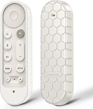 Silicone Case for Google TV Streamer (4K) Voice Remote 2024 Shockproof Cover