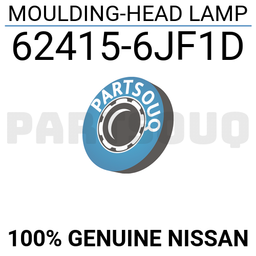 624156JF1D Genuine Nissan MOULDING-HEAD LAMP 62415-6JF1D | eBay