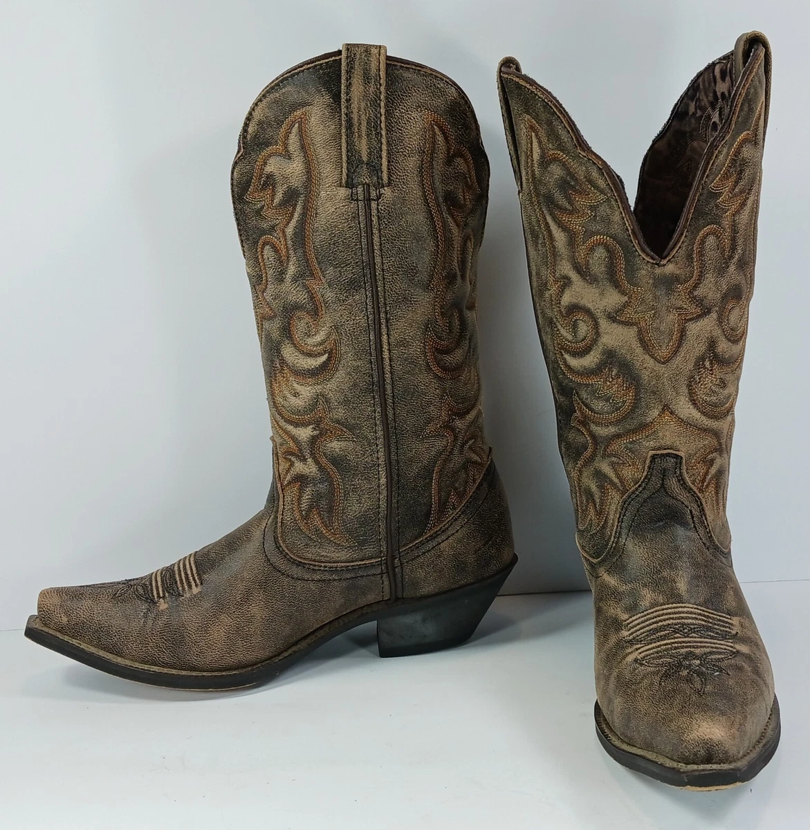 Womens soft hotsell leather cowboy boots