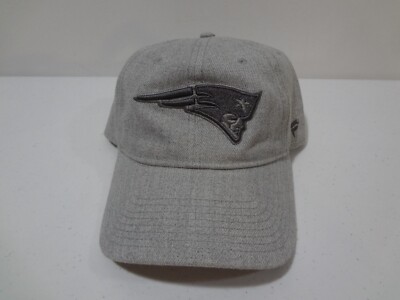 NFL New England Patriots LOGO Snapback Cap Hat Fanatics NEW NWOT Gray