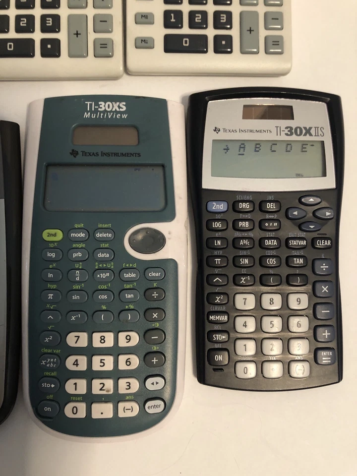 Texas Instrument TI-36X/30/30XS/30XIIS & Canon LS-80Z Calculators Lot 6 WORKS - Image 3 of 4