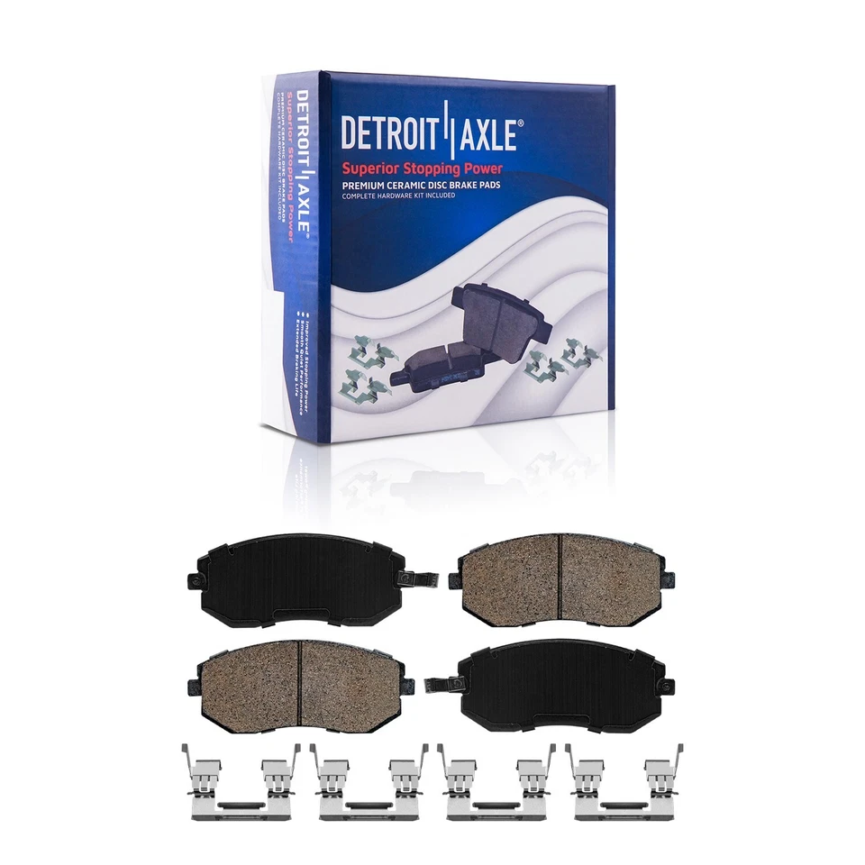 Pastillas de freno delanteras y traseras de cerámica con hardware para Subaru BRZ Scion FR-S Toyota 86 Foto 3 de 4