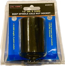 New 1-2" Inch Drive x 32mm DEEP IMPACT SOCKET 6 POINT 3” Long Metric