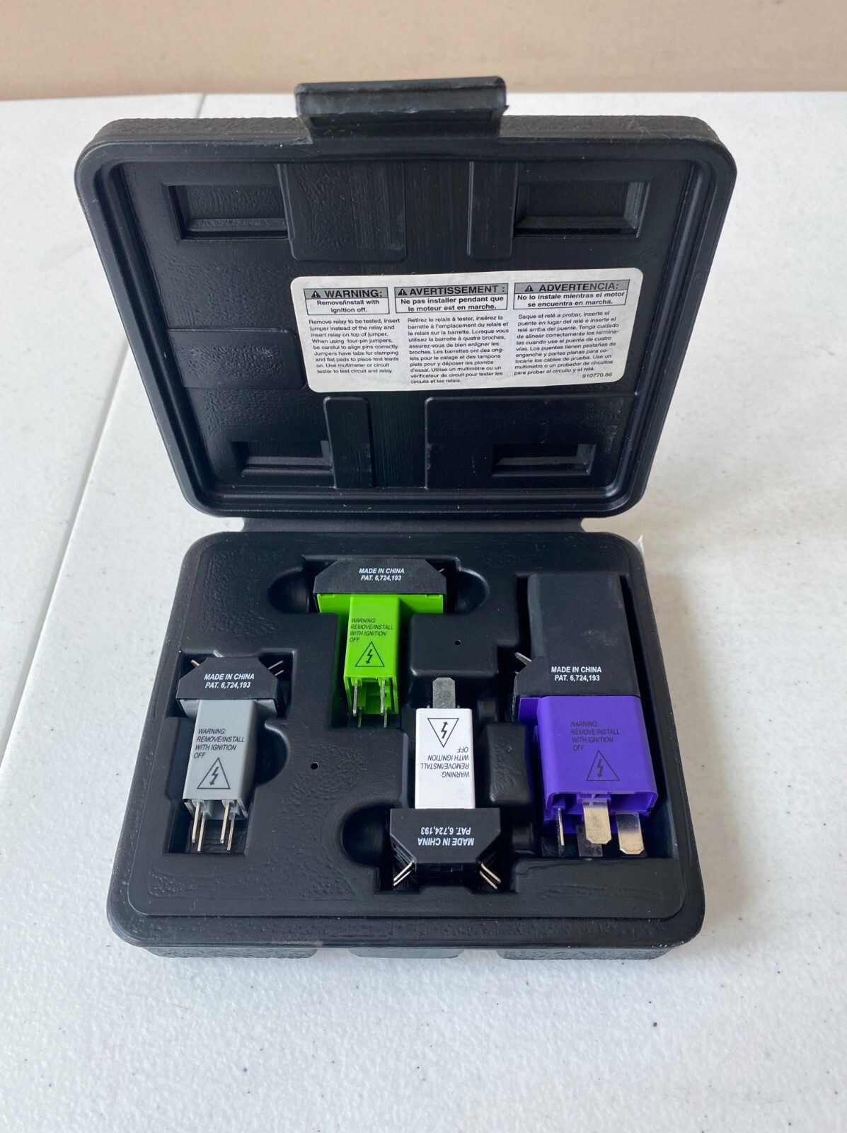 Lisle 60610 Relay Test Jumper Kit II With Hard Case Automotive tools eBay