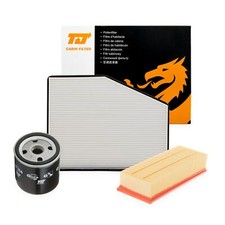 TJ Filters Air & Oil & Cabin Pollen Interior Filter Service Kit Fits Honda