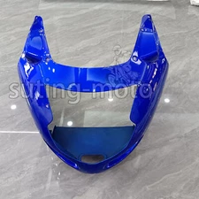 Blue Front Nose Upper Fairing Headlight Cowl For Honda 1996-2007 CBR1100XX
