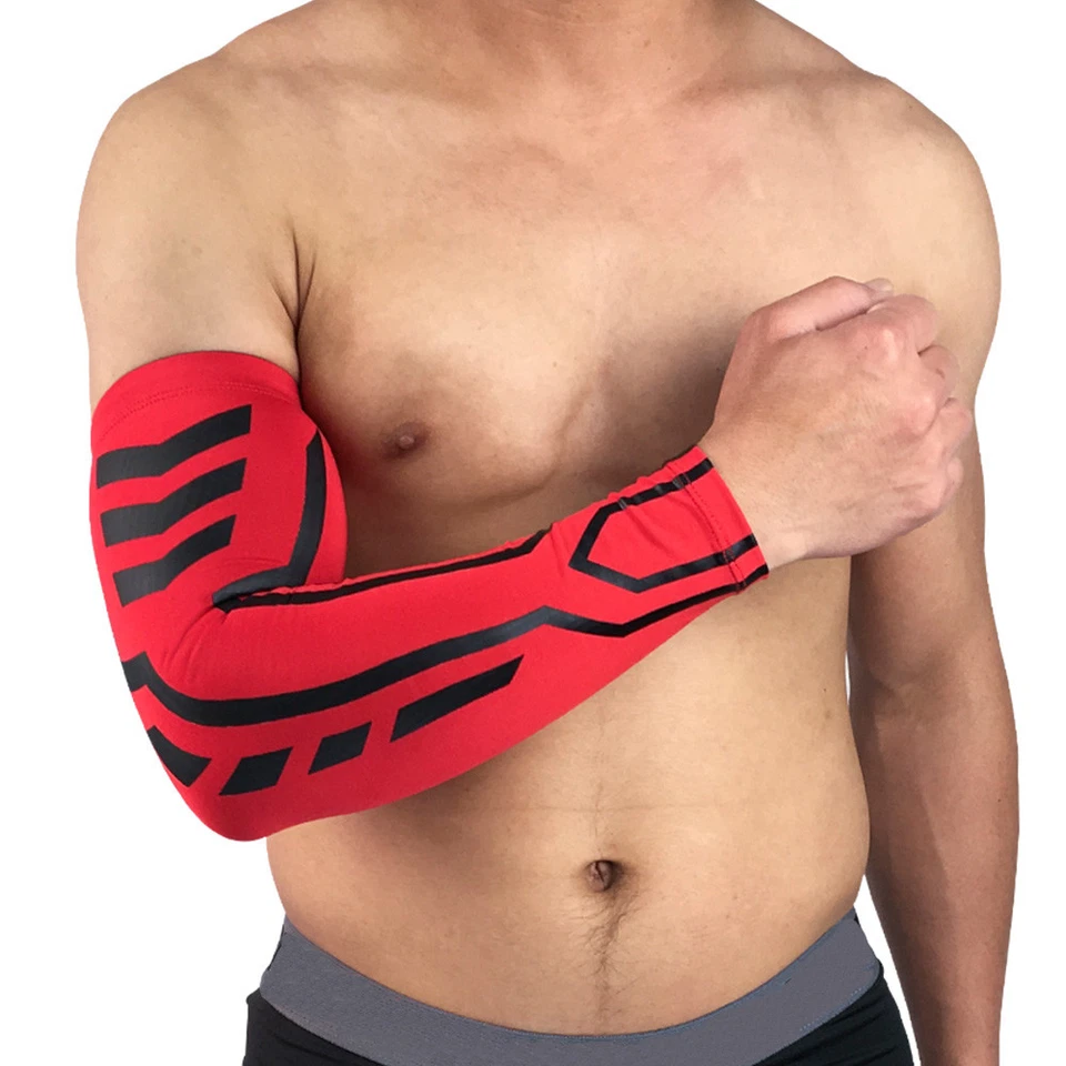 Sports Elastic Arm Sleeve Protective Gear Basketball Volleyball Arm Cover 1 PC - Image 4 of 4