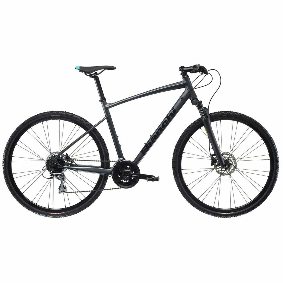 Bianchi C Sport Cross 2 Acera Mens Hybrid Bike 2022 Black eBay
