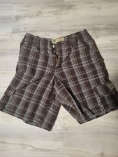 Lee Dungarees Boys 18 Regular Plaid Cargo Shorts Adjustable Waist Golf Casual