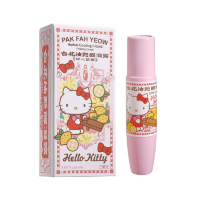[ Pak Fah Yeow X Hello Kitty ] Miel Lima de Hierbas Enfriamiento Liquid 15ml