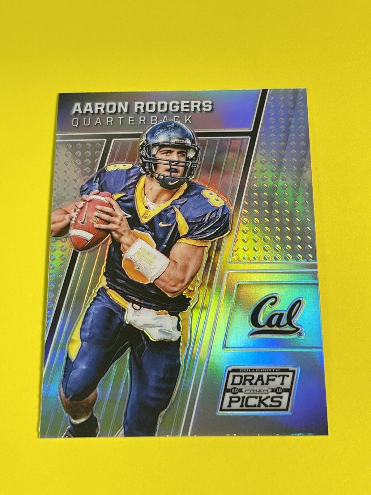 2016 Panini Draft Aaron Rodgers PRIZM Green Bay Packers Cal No 2