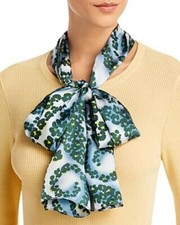 MSRP $59 Echo Paisley Silk Scarf Navy Size On...
