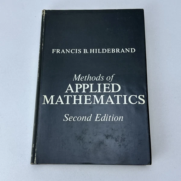 Methods of Applied Mathematics Second Edition by Hildebrand 1965 Hardcover HC/DJ